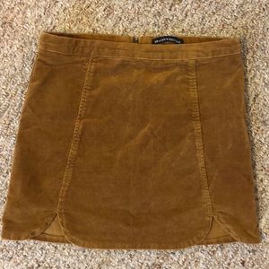 Brandy Melville suede skirt